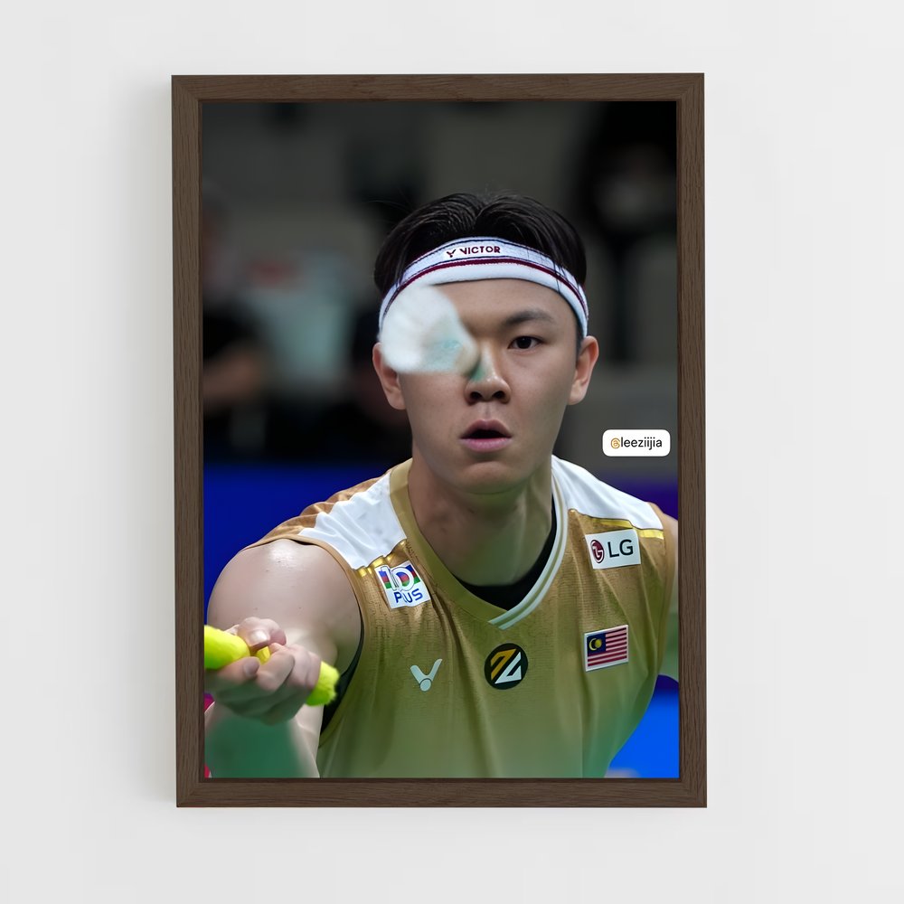 Poster Match Énergique – affiche Badminton (vue 5)
